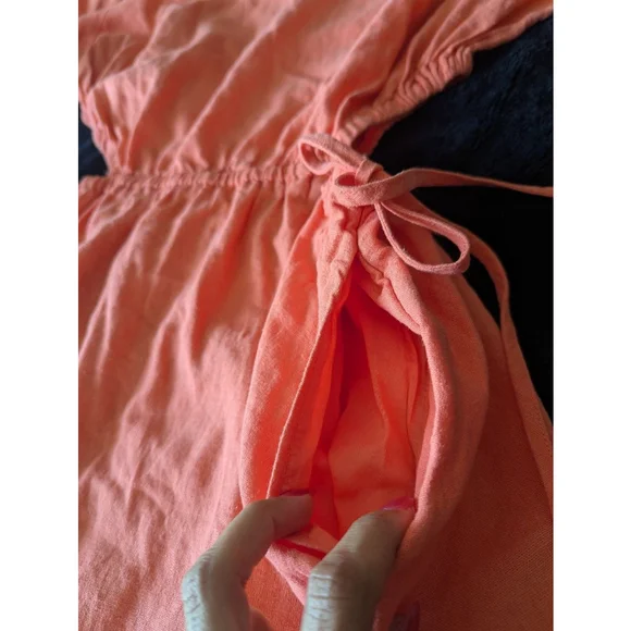 NWT Universal Thread Coral Cut Out Dress L - Picture 5 of 11